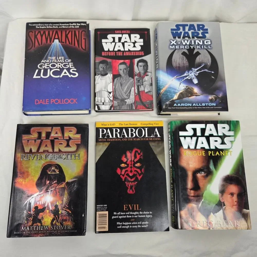 Star Wars Book Lot Rogue Planet Revenge of the Sith X-Wing Mercy Kill Sci-Fi